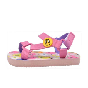 Cubs Pink Smiles and flowers Baby Girl Sling CUBS Sandal