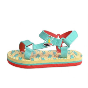 Cubs Youth boys’ sandal with a surfing croc print