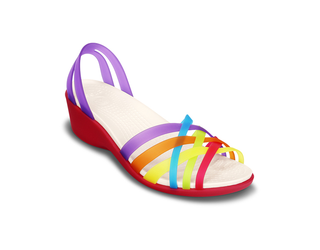 Crocs Huarache Mini Wedge Women Multi Geranium - Image 2