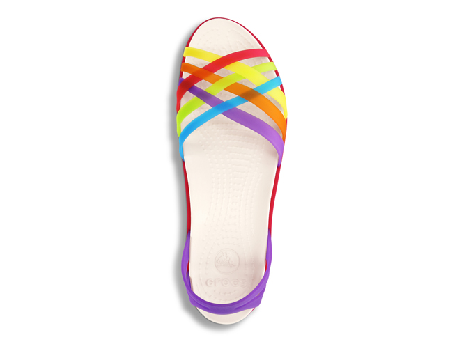 Crocs Huarache Mini Wedge Women Multi Geranium - Image 3