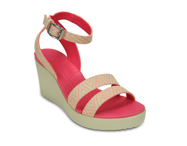 Crocs Leigh Graphic Wedge Melon Stucco - Image 2