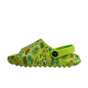 Cubs Open Toe Neon Green Football
