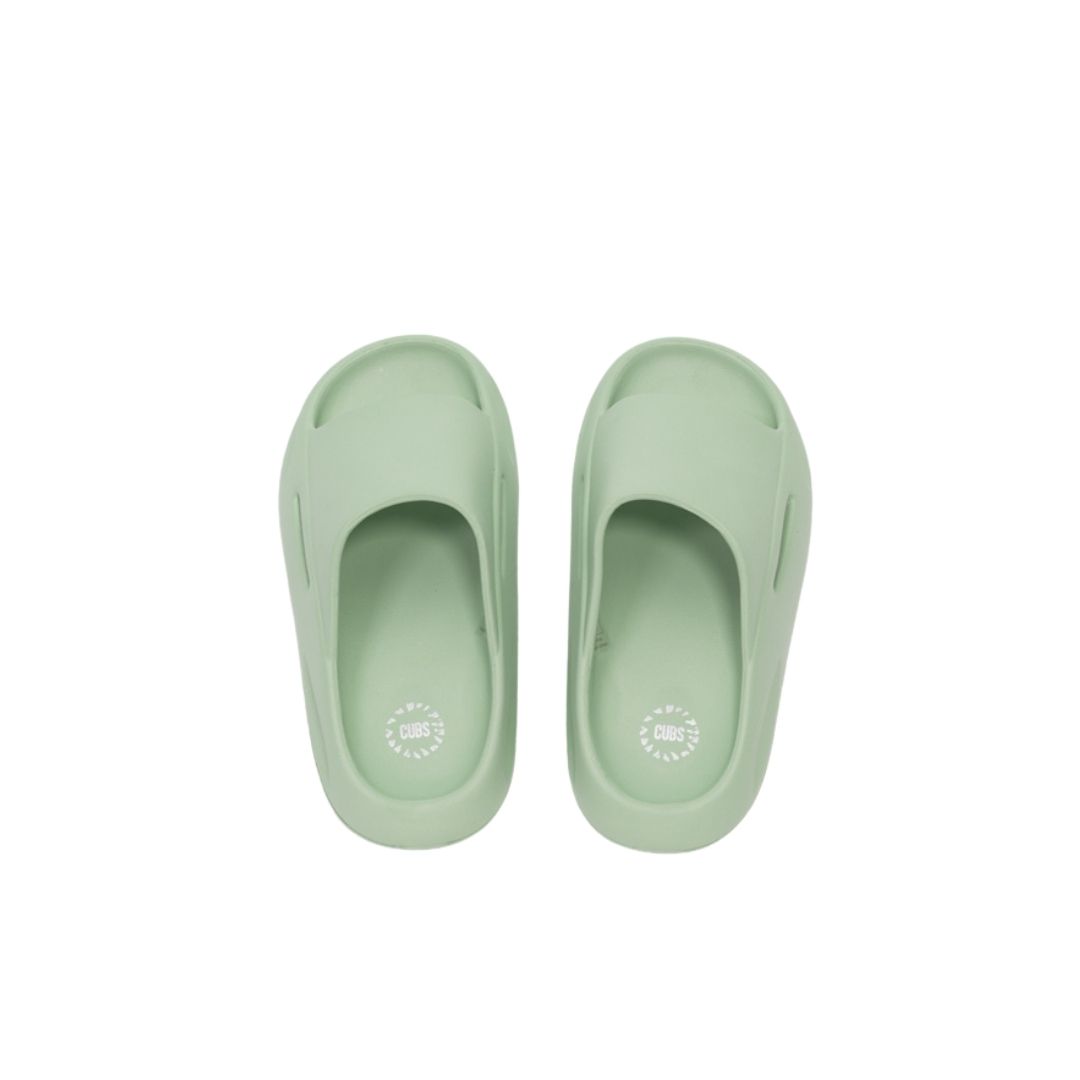 CUBS Kids Pillow Slipper High Platform Olive - Image 2