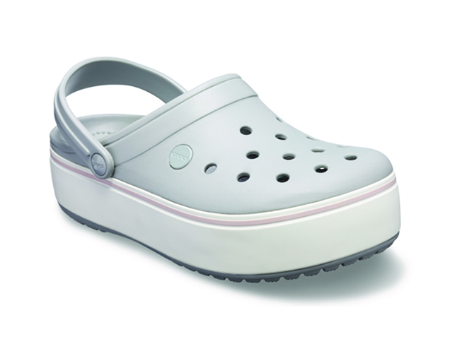 Crocs Crocband Platform Clog Light Grey Rose - Image 2