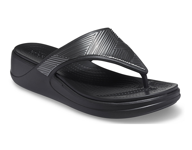 Crocs Monterey Metallic Wedge Flip - Image 2