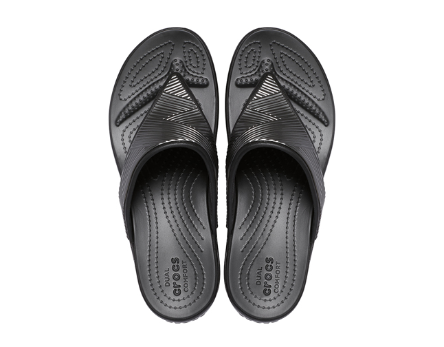 Crocs Monterey Metallic Wedge Flip - Image 3