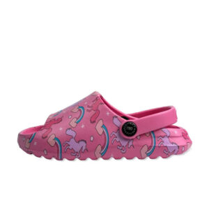 Cubs Open Toe Pink Unicorn & Rainbows