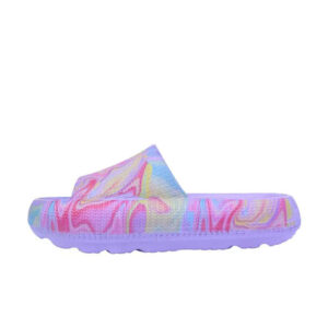 Cubs Lilac Psychedelic Eva Virgo Girls/Women Slide