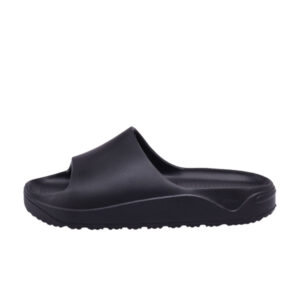 Pull&Bear Rubberized chunky slide Black
