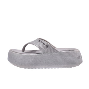 bebe Puffi Women Flip Flop-23333-Silver Glitter