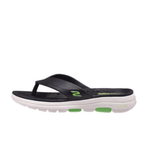 Skechers Foamies Go Walk Flip Flop 243024-Black White Green