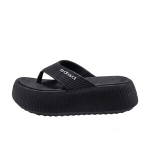 bebe Puffi Women Flip Flop-23303-black