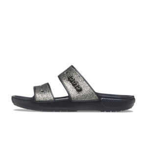 Crocs Classic Glitter II Sandal Black gold