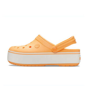Crocs Crocband Platform Clog Cantaloupe White