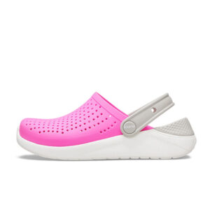 Crocs literide Clog kids Electric Pink White