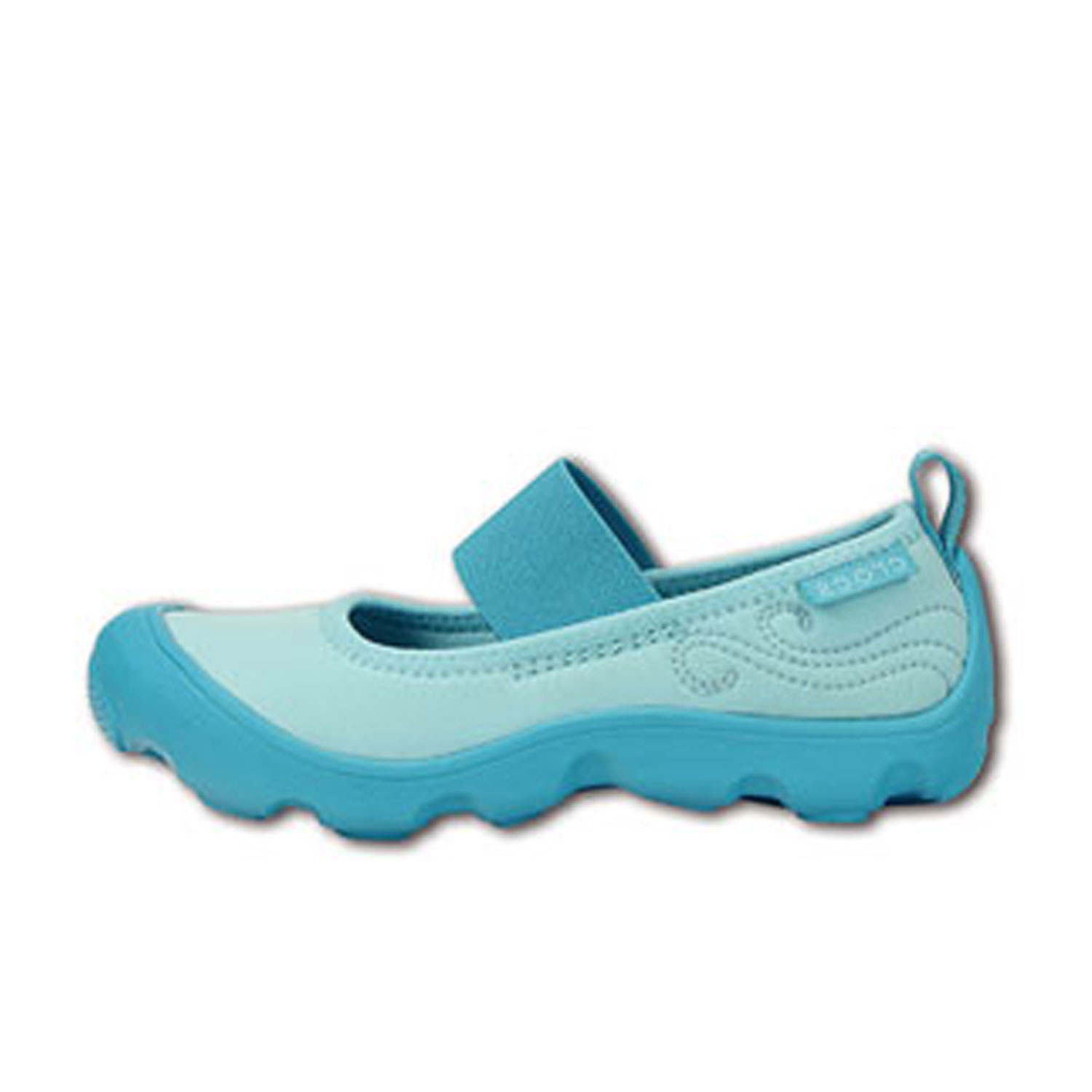 Crocs Duet Busy Day Mary Jane Children's Ice Blue Surf