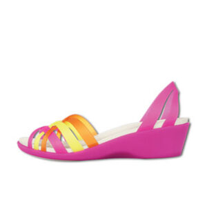 Crocs Huarache Mini Wedge Women Fuchsia/Grapefruit