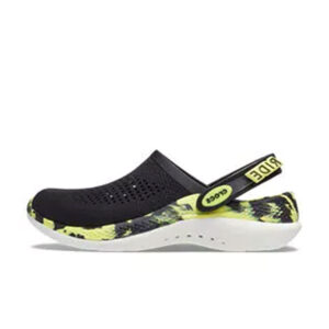 Crocs LiteRide 360 Marbled Clog Black Citrus